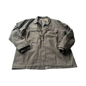Rocky Matco Tools Mens XL Brown Canvas Lined Work Chore Jacket Coat